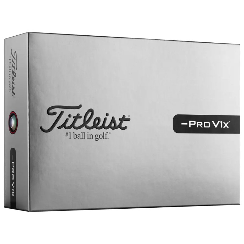 Balles de golf Titleist Pro V1x Left Dash White | Route du Golf