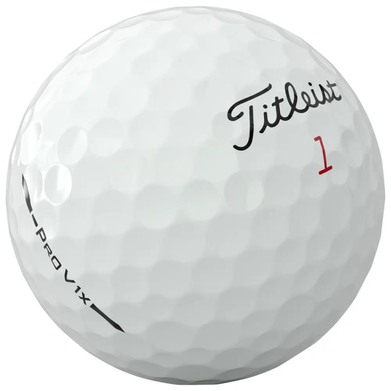 Balles de golf Titleist Pro V1x Left Dash White | Route du Golf
