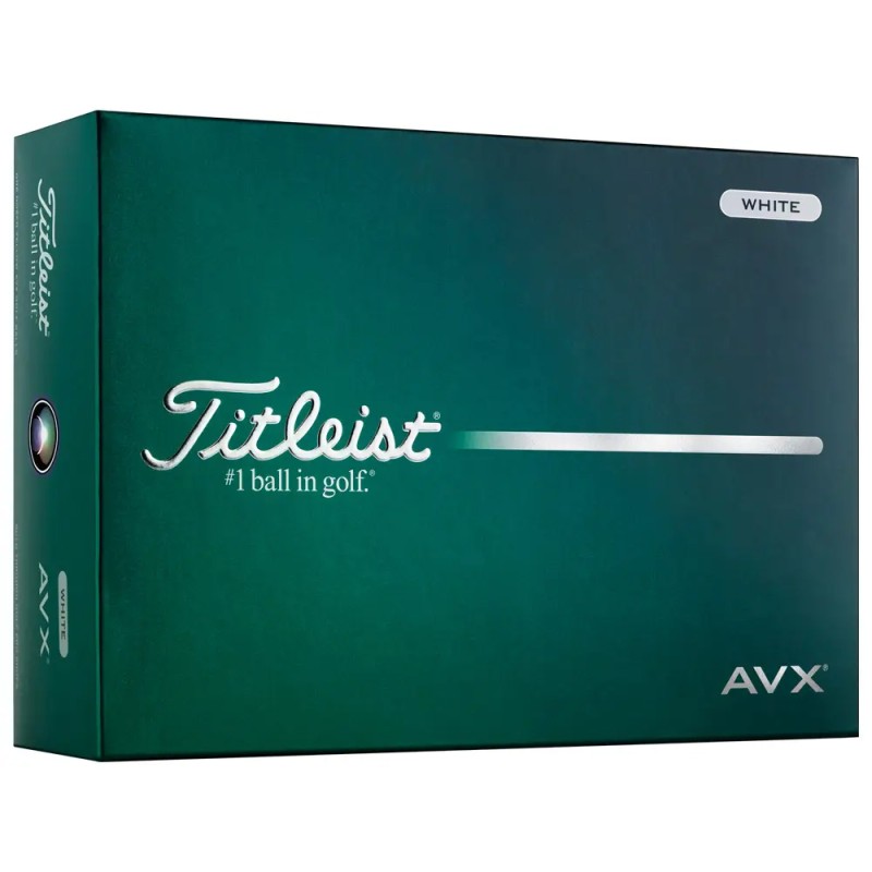 Balles de golf Titleist AVX White | Toucher doux & distance