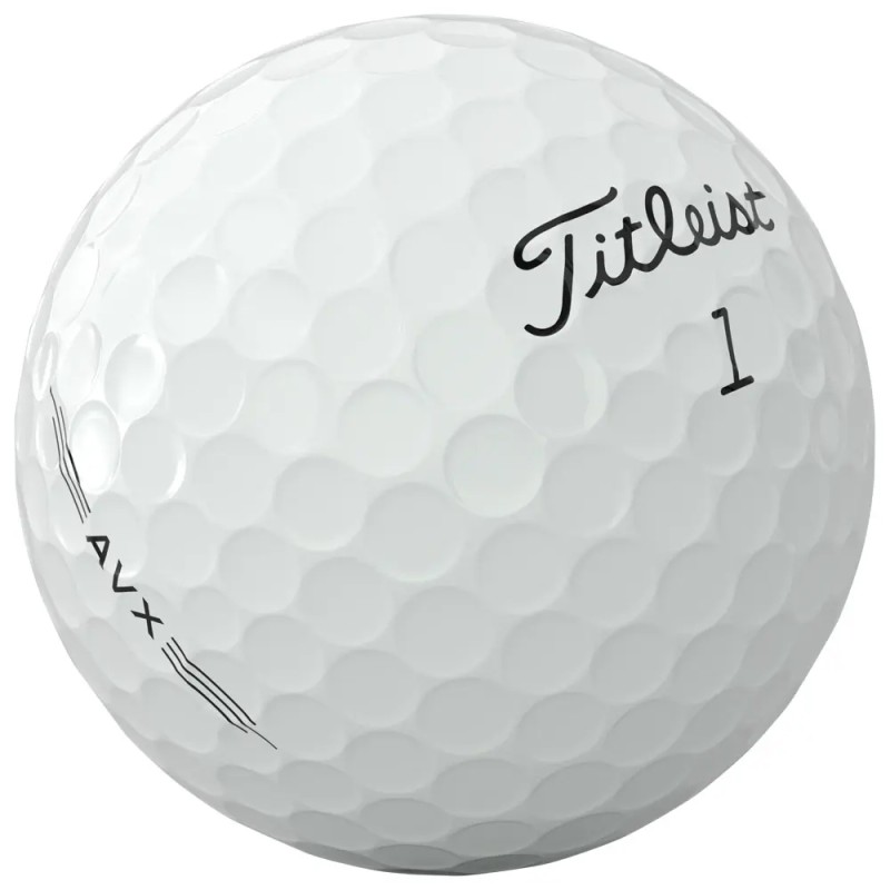 Balles de golf Titleist AVX White | Toucher doux & distance