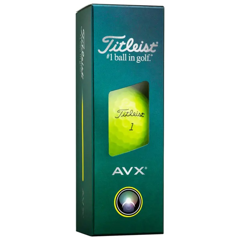 Balles de golf Titleist AVX White | Toucher doux & distance