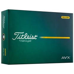 Balles de golf Titleist AVX White | Toucher doux & distance