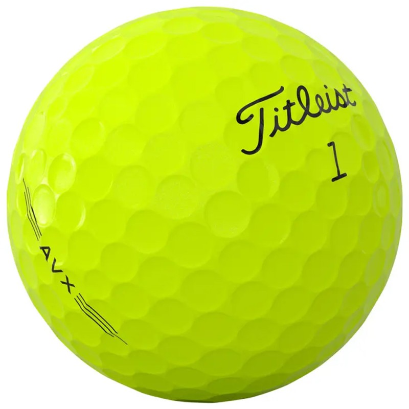 Balles de golf Titleist AVX White | Toucher doux & distance