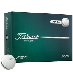 Balles de golf Titleist AVX Aim 360 – Toucher doux & alignement 360° | Route du Golf