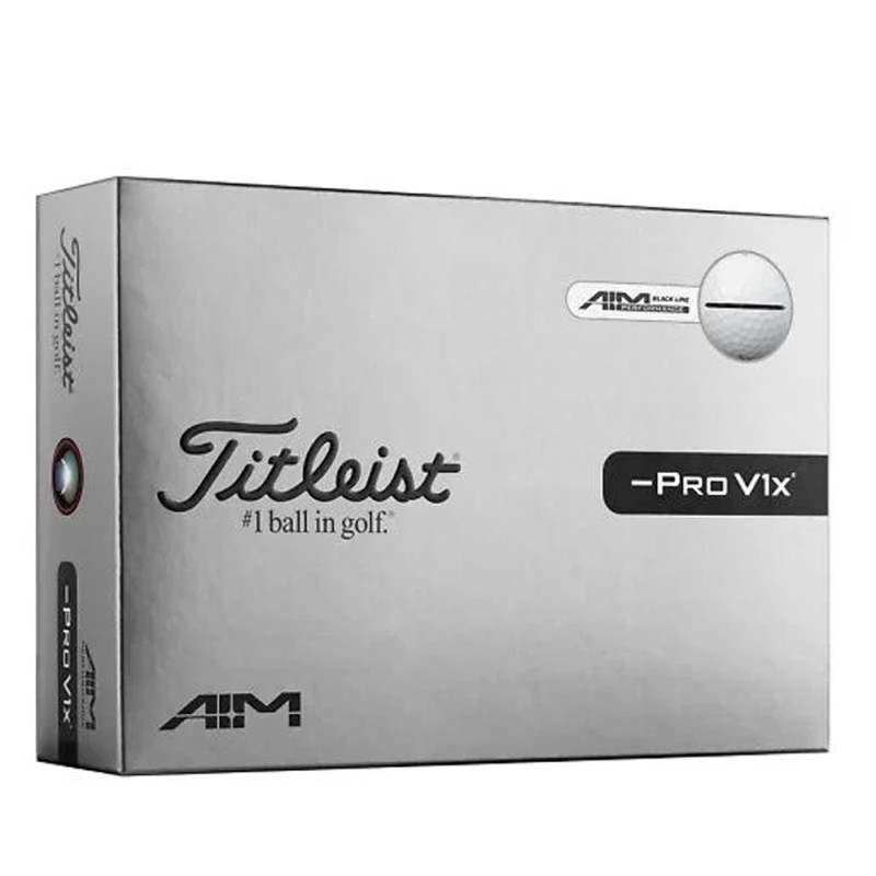 Balles de golf Titleist Pro V1x Left Dash Performance Alignment – Distance & précision | Route du Golf