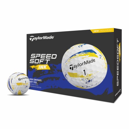 Balles de golf TaylorMade SpeedSoft Ink | Douceur & Distance