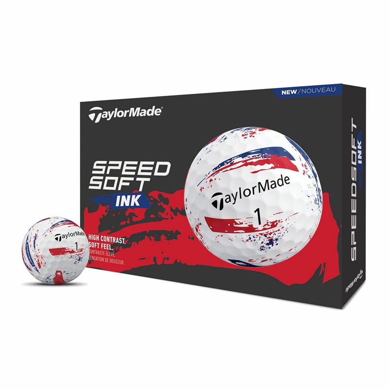 Balles de golf TaylorMade SpeedSoft Ink | Douceur & Distance