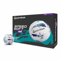 Balles de golf TaylorMade SpeedSoft Ink | Douceur & Distance