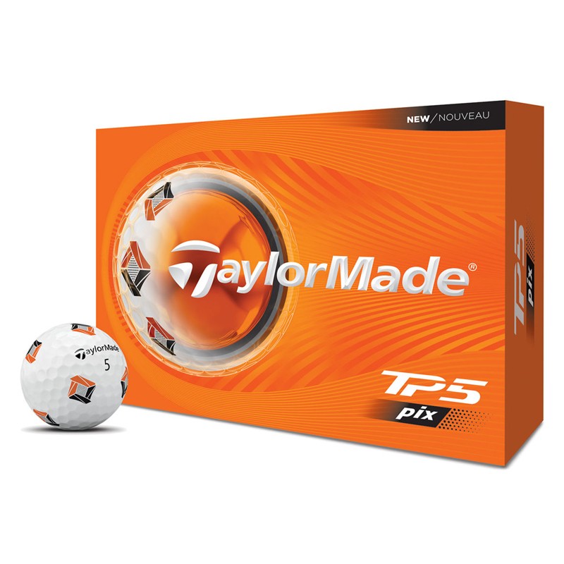 Balle de golf TaylorMade TP5 Pix 26 | Contrôle & alignement Tour