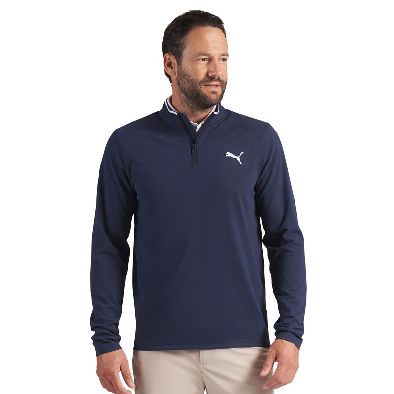 Pullover Puma Cloudspun Tech Col Zippé