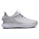 Chaussures Golf Femme FootJoy Pulse BOA Blanc/Bleu - Confort SofFOAM