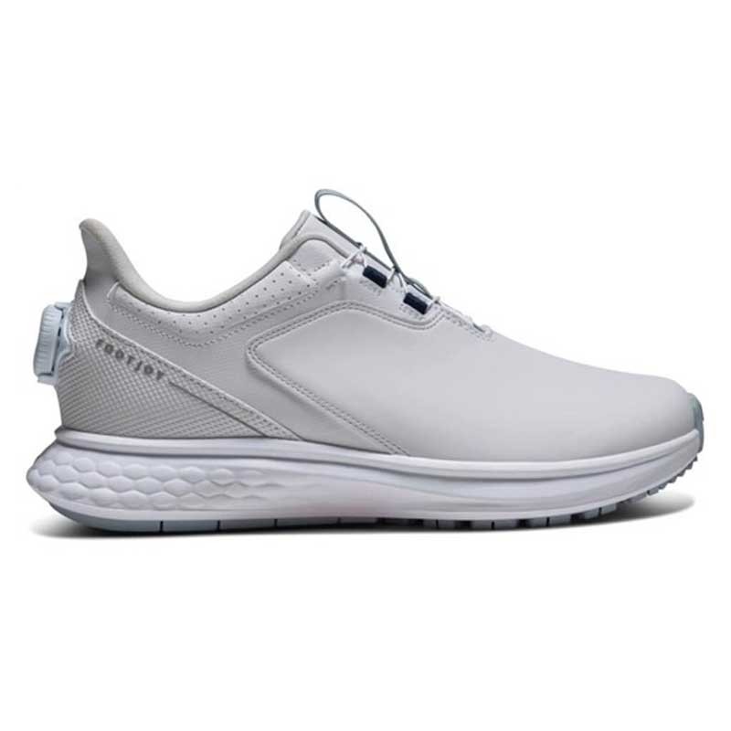 Chaussures Golf Femme FootJoy Pulse BOA Blanc/Bleu - Confort SofFOAM