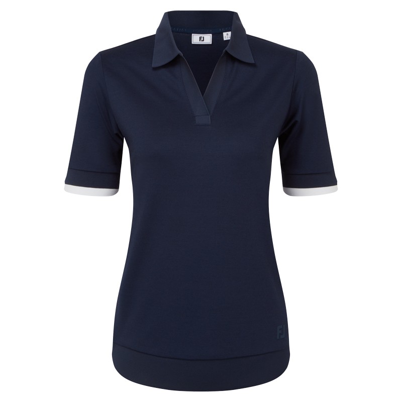 Polo FootJoy Texturé Femme – Polo de Golf Respirant | Route du Golf