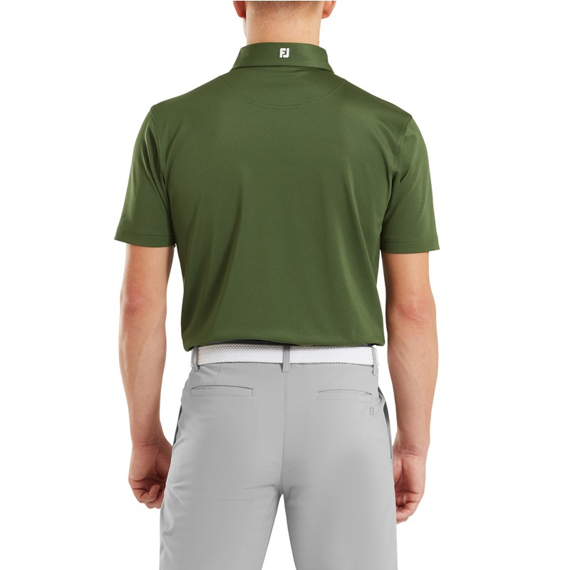 Polo FootJoy Stretch Pique Solid Homme – Polo Golf Respirant | Route du Golf