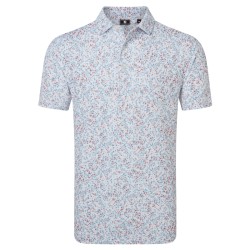 Polo FootJoy Watercolour Floral Print Pique Homme | Route du Golf