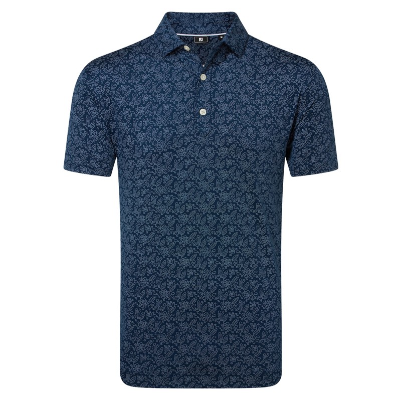 Polo FootJoy Wingtip Floral Lisle Homme – Polo Golf | Route du Golf