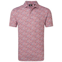 Polo FootJoy Meadow Print Lisle Homme – Polo Golf | Route du Golf