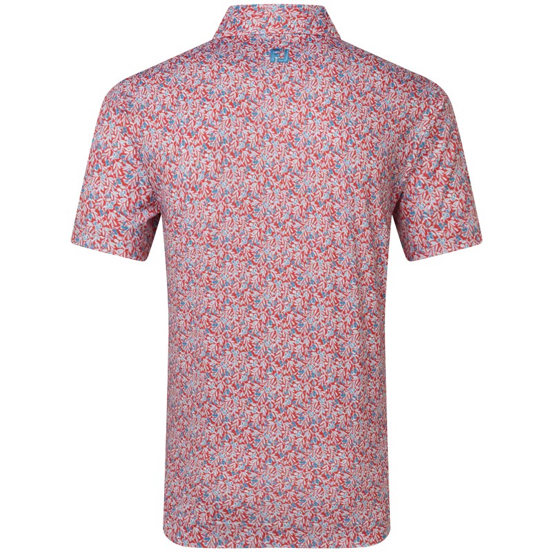 Polo FootJoy Meadow Print Lisle Homme – Polo Golf | Route du Golf