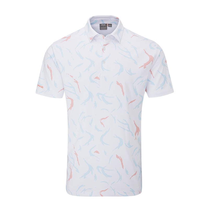 Polo Ping Ephron Homme | Polo de Golf Respirant et Stretch | Route du Golf