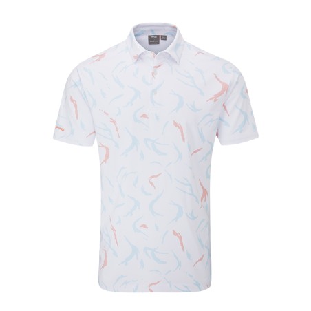 Polo Ping Ephron Homme | Polo de Golf Respirant et Stretch | Route du Golf