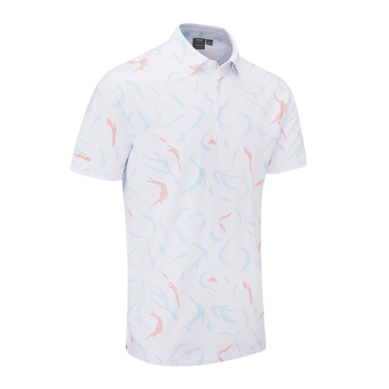 Polo Ping Ephron Homme | Polo de Golf Respirant et Stretch | Route du Golf