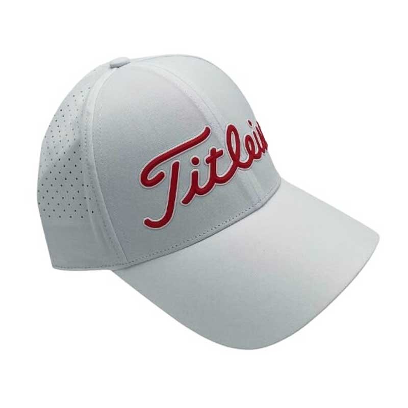 Casquette Golf Titleist Players Tech Belgique - Blanc/Rouge - Marque-Balle