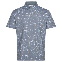 Polo Golf Original Penguin Beer Pong Geo Print - Stretch & Respirant