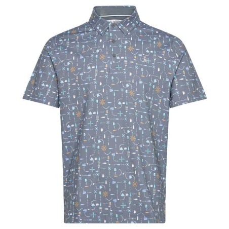 Polo Golf Original Penguin Beer Pong Geo Print - Stretch & Respirant