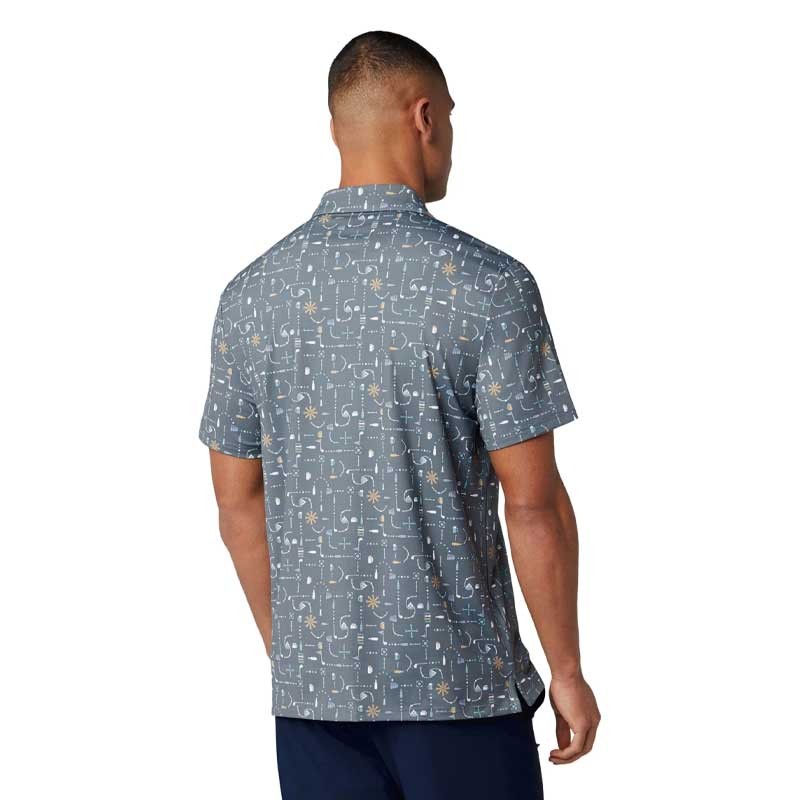 Polo Golf Original Penguin Beer Pong Geo Print - Stretch & Respirant