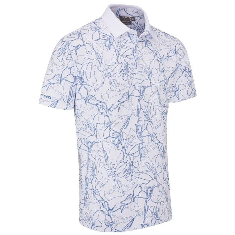 Polo PING Orlando Homme | Polo golf respirant et stretch - Route du Golf