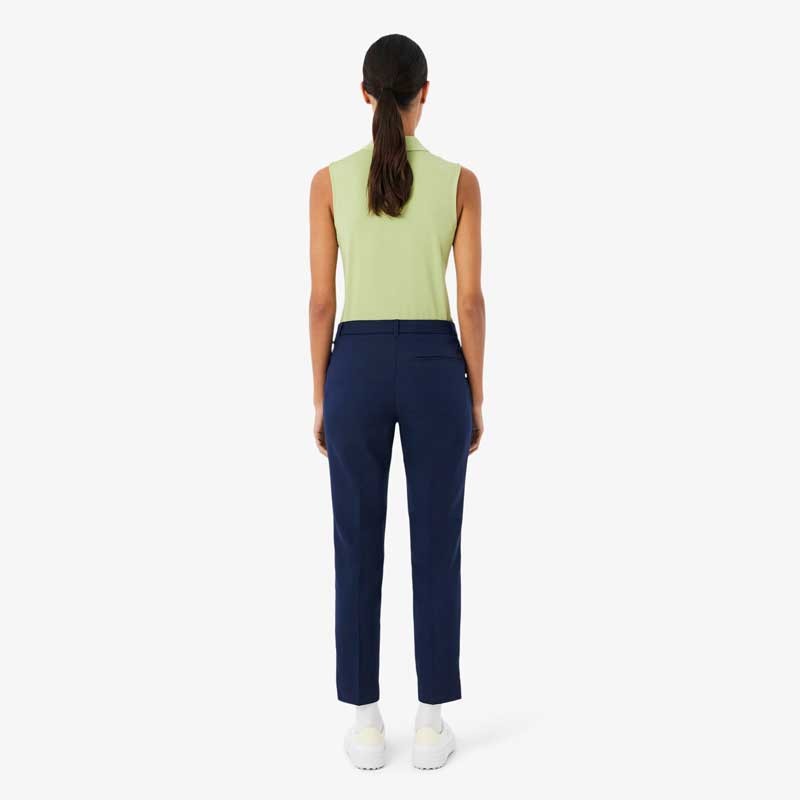 Pantalon Golf Femme Lacoste Slim Fit Ultra-Dry - Marine & Stretch