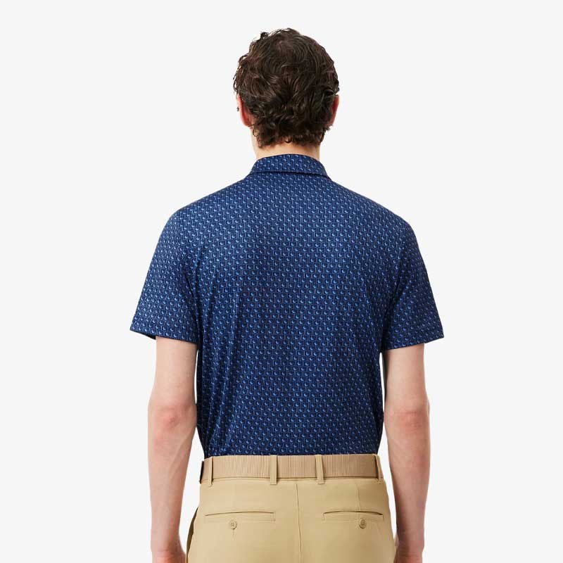 Polo Golf Lacoste Imprimé Regular Fit - Ultra-Dry & UPF 50
