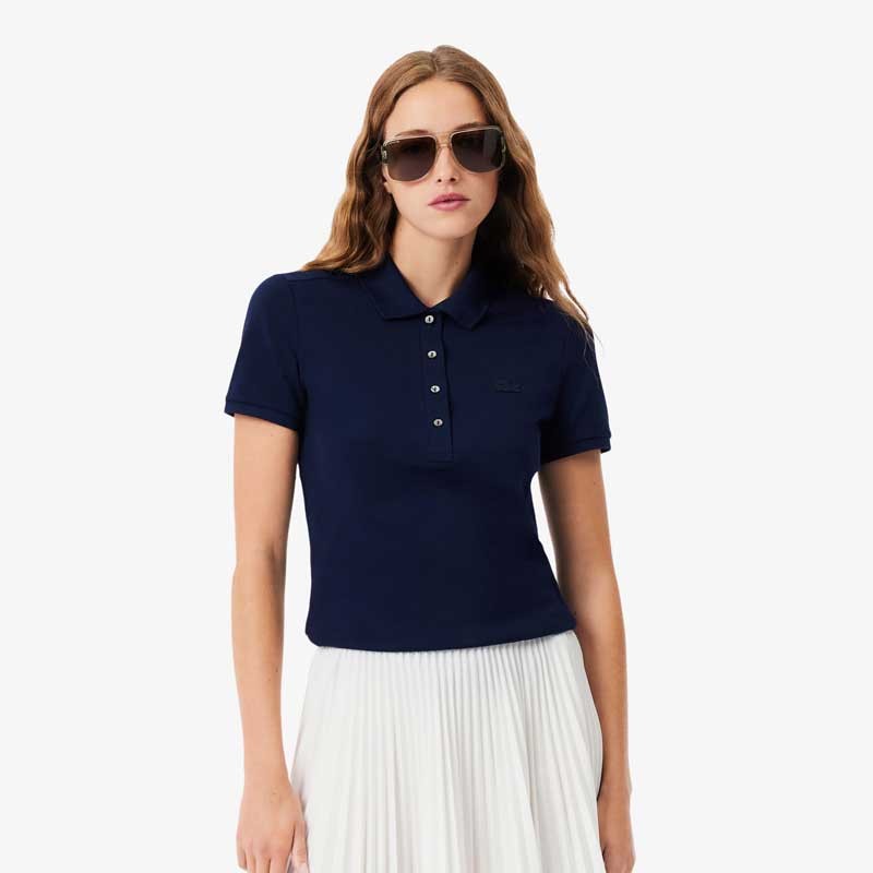 Polo Femme Lacoste L.12.D Slim Fit Stretch - Chic & Ajusté