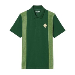 Polo Golf Homme Lacoste Relaxed Fit - Piqué & Éponge Vert