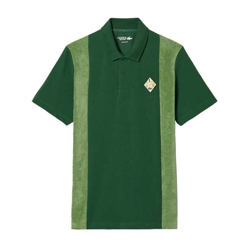 Polo Golf Homme Lacoste Relaxed Fit - Piqué & Éponge Vert