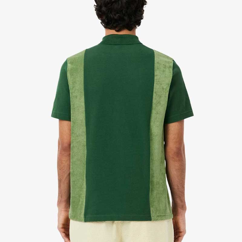 Polo Golf Homme Lacoste Relaxed Fit - Piqué & Éponge Vert