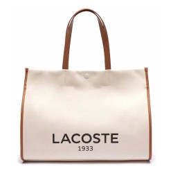 Sac Cabas Lacoste Heritage Toile - Crocodile Brodé