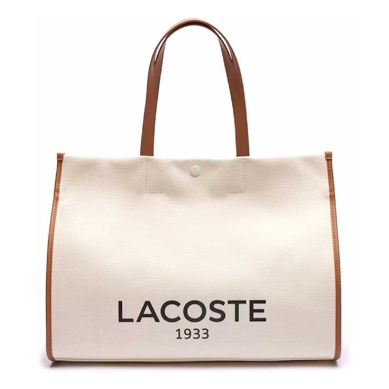 Sac Cabas Lacoste Heritage Toile - Crocodile Brodé