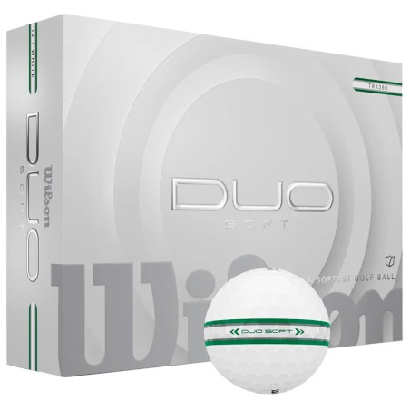 Balles de golf Wilson Duo Soft Track 360 – Douceur & Alignement