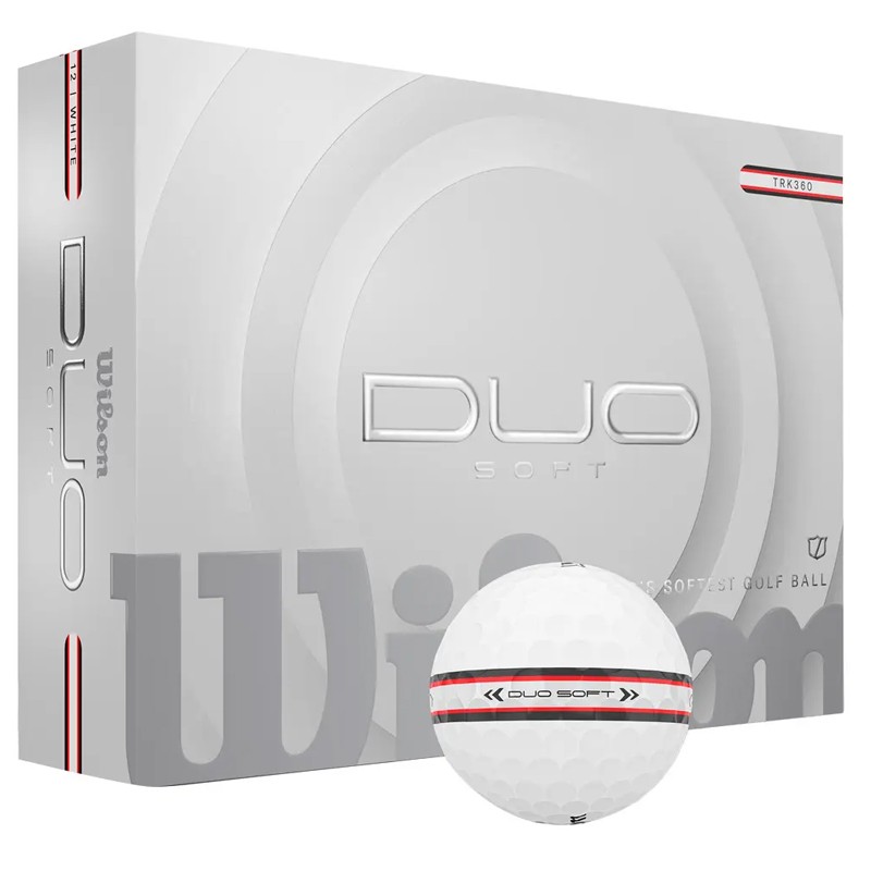 Balles de golf Wilson Duo Soft Track 360 – Douceur & Alignement