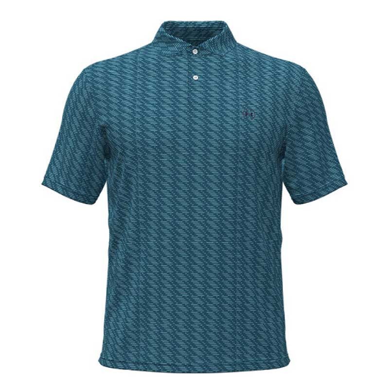 Polo Golf Under Armour Drive Chill Boundless Blue - Camo & Iso-Chill