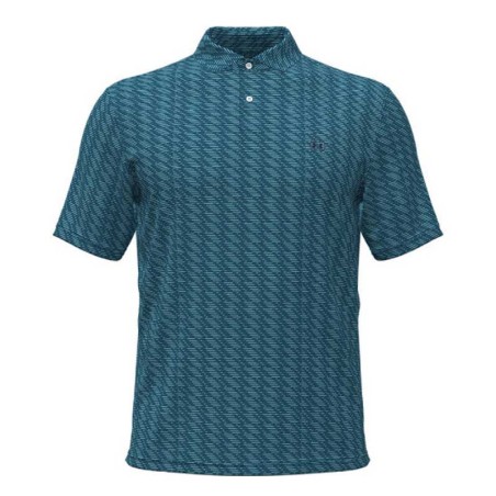 Polo Golf Under Armour Drive Chill Boundless Blue - Camo & Iso-Chill