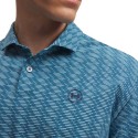 Polo Golf Under Armour Drive Chill Boundless Blue - Camo & Iso-Chill