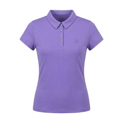 Polo Golf Femme Chiberta Poppy Mauve - Stretch & Respirant