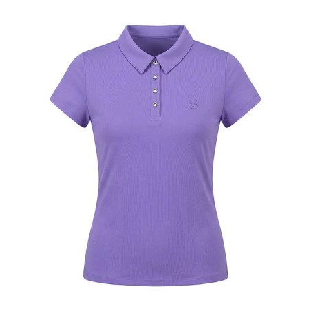 Polo Golf Femme Chiberta Poppy Mauve - Stretch & Respirant