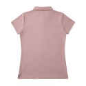 Polo Golf Femme Chiberta Aki Pêche - Stretch & Détails Feuille Brodée