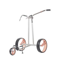 JuCad Phantom Titan Rosé 3.0 - Chariot de Golf Électrique Titane & Or Rose