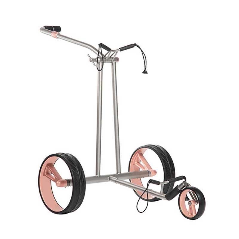 JuCad Phantom Titan Rosé 3.0 - Chariot de Golf Électrique Titane & Or Rose