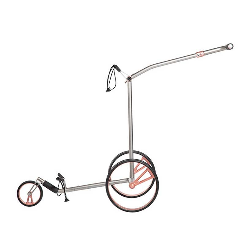 JuCad Phantom Titan Rosé 3.0 - Chariot de Golf Électrique Titane & Or Rose