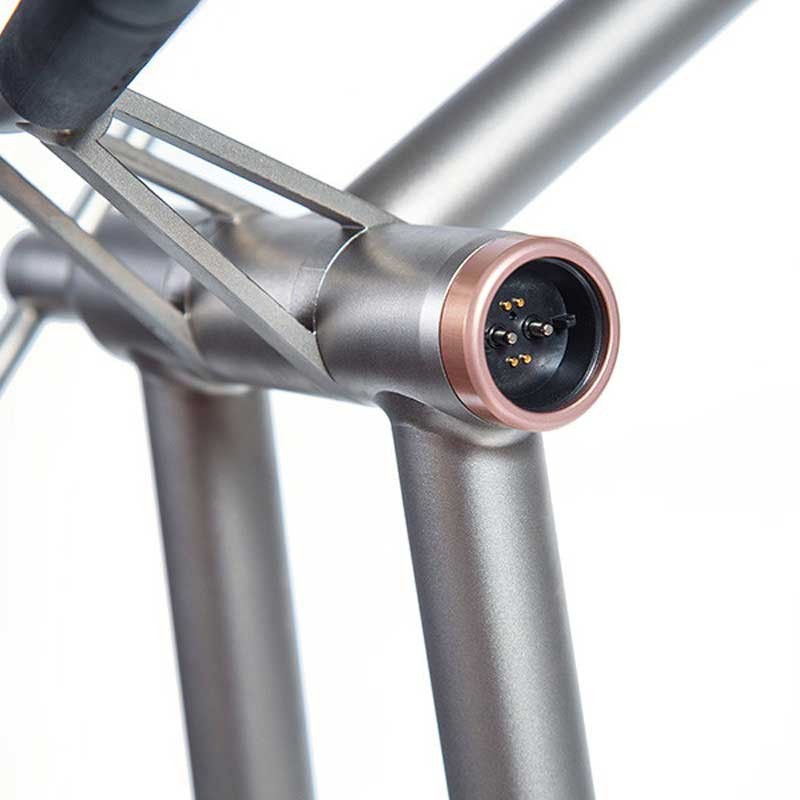 JuCad Phantom Titan Rosé 3.0 - Chariot de Golf Électrique Titane & Or Rose